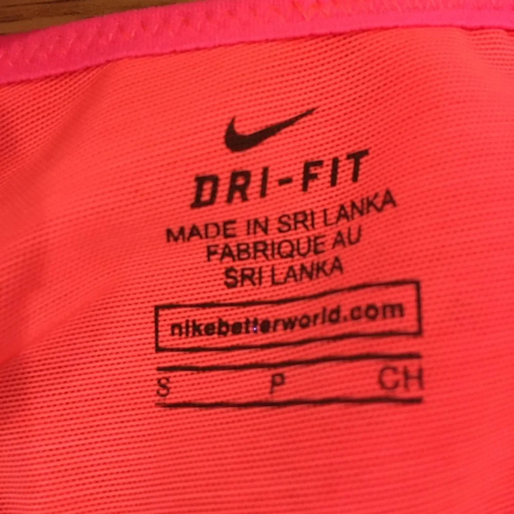 Nike NEON pink Nike Dri-Fit‎ Racerback Sports Bra Small